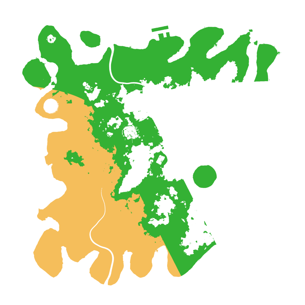 Biome Rust Map: Procedural Map, Size: 3650, Seed: 2111245581