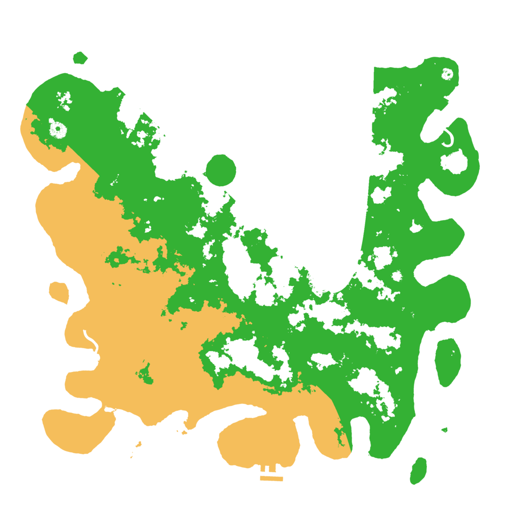 Biome Rust Map: Procedural Map, Size: 4500, Seed: 8787123