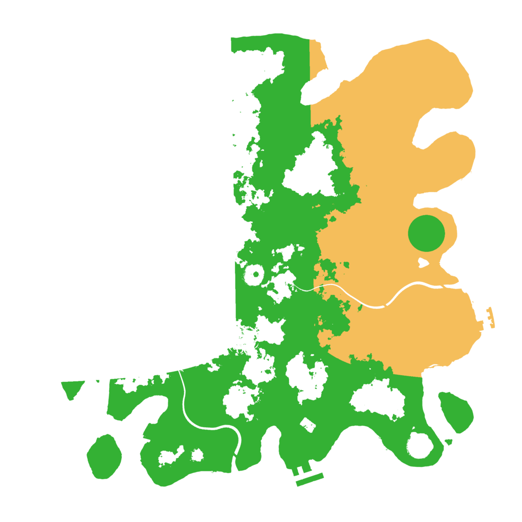 Biome Rust Map: Procedural Map, Size: 3750, Seed: 411298817
