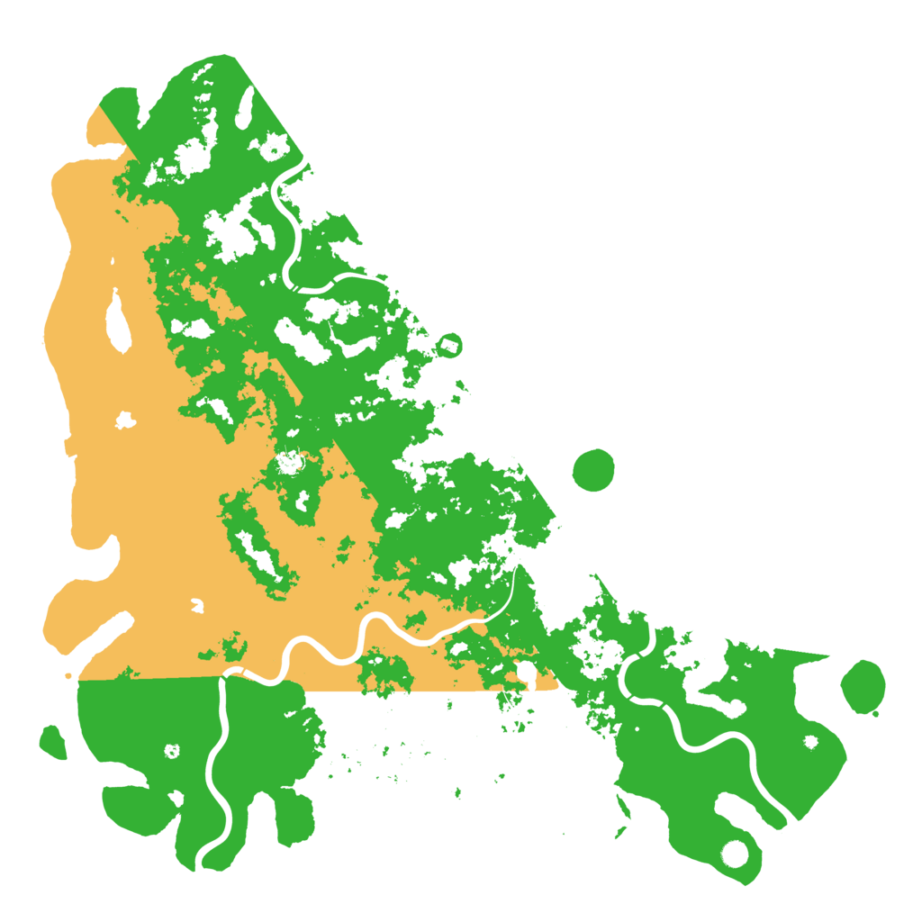 Biome Rust Map: Procedural Map, Size: 6000, Seed: 1607993220