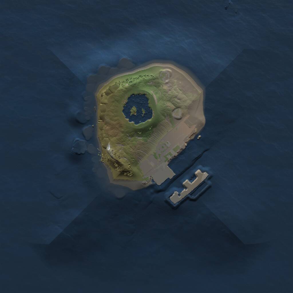 Rust Map: Procedural Map, Size: 1000, Seed: 238, 2 Monuments