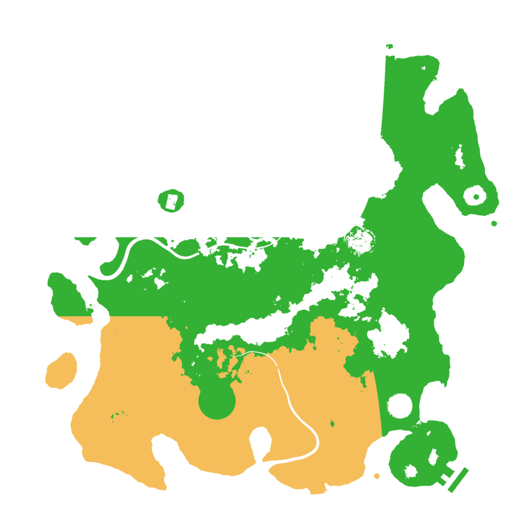 Biome Rust Map: Procedural Map, Size: 3750, Seed: 1737223878