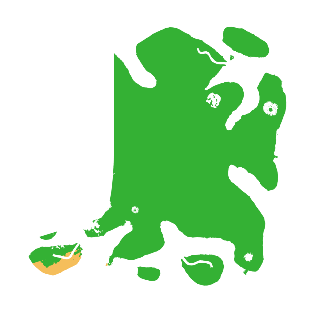 Biome Rust Map: Procedural Map, Size: 3300, Seed: 888