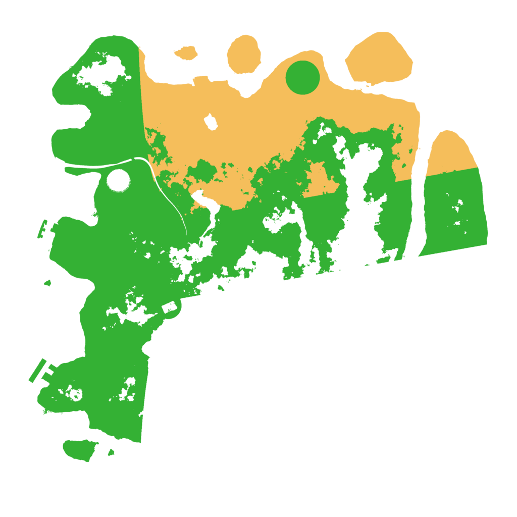 Biome Rust Map: Procedural Map, Size: 4000, Seed: 20190614