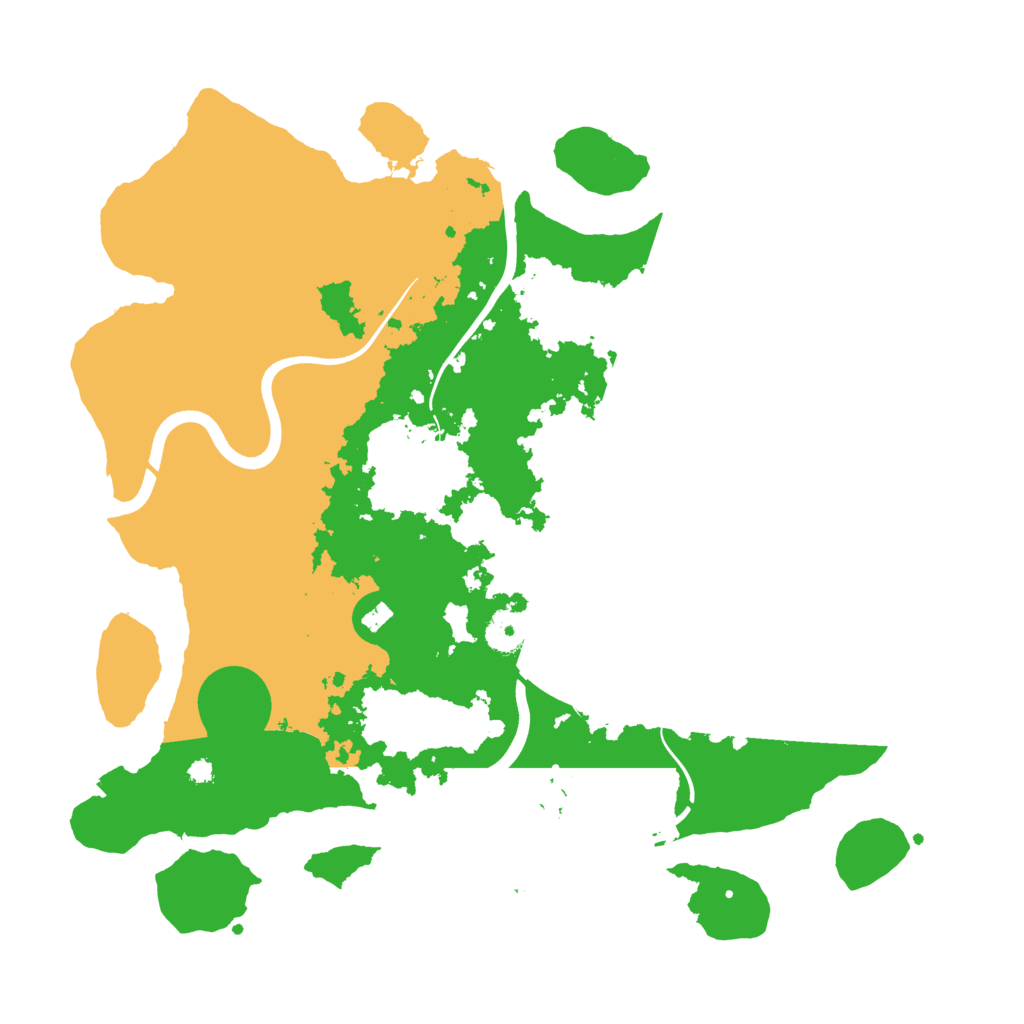 Biome Rust Map: Procedural Map, Size: 3750, Seed: 1993838219