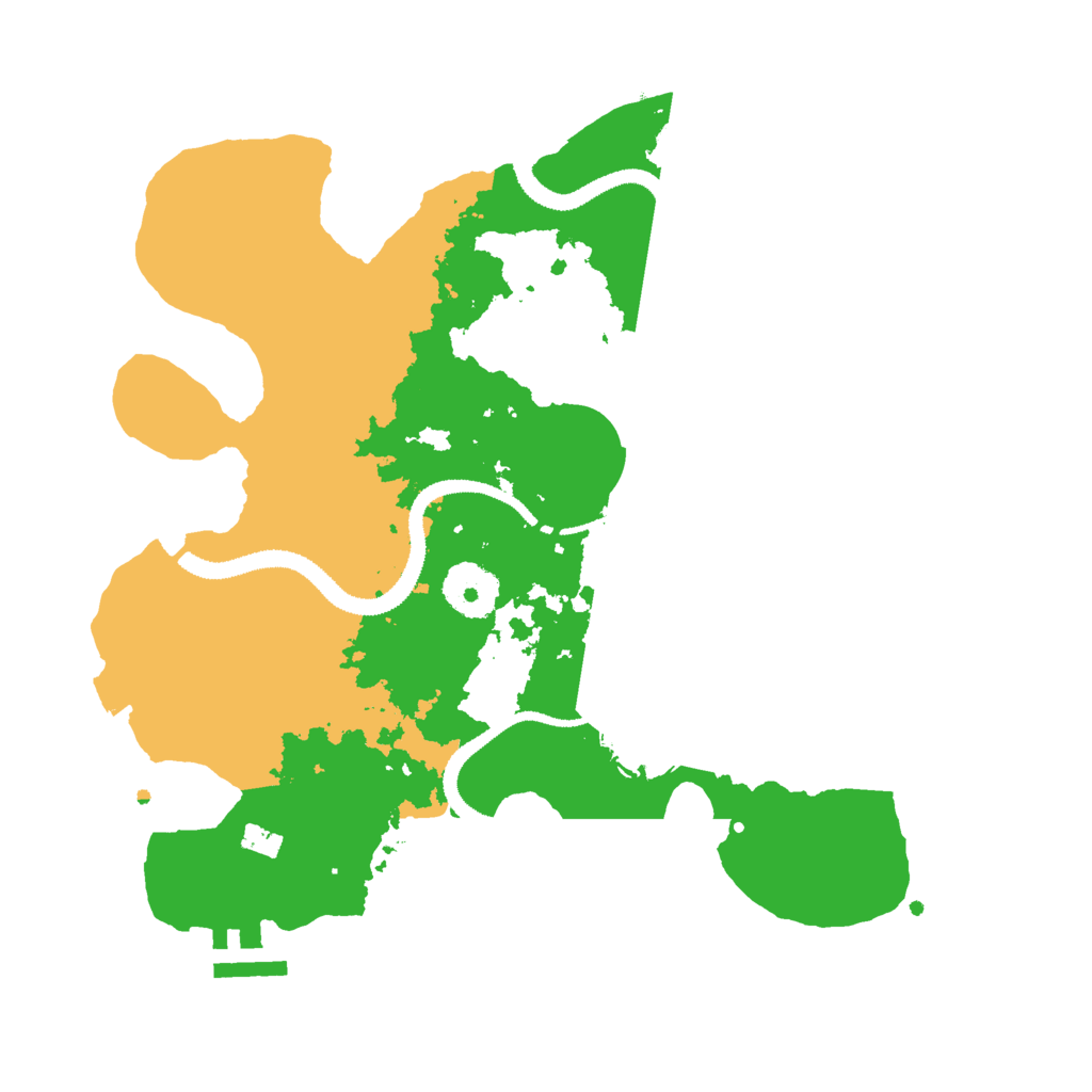 Biome Rust Map: Procedural Map, Size: 3000, Seed: 78624760