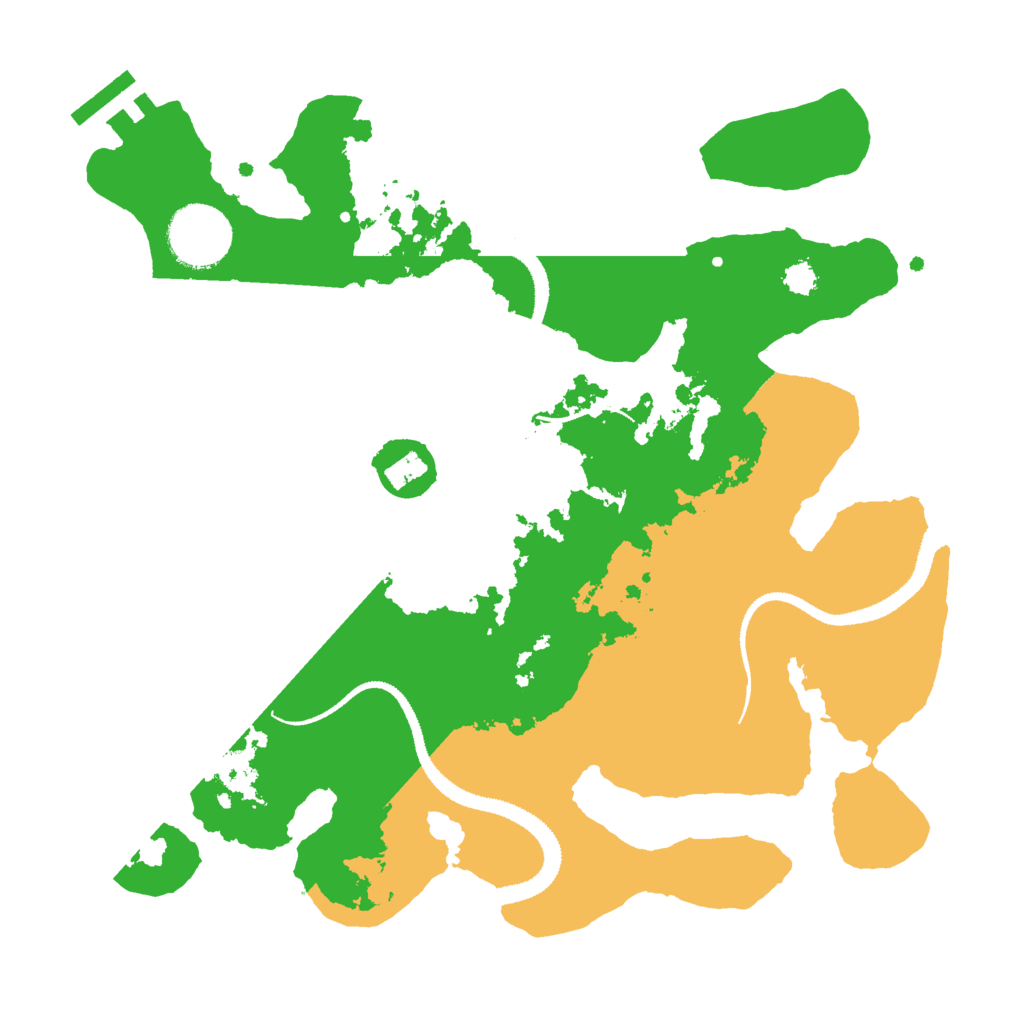 Biome Rust Map: Procedural Map, Size: 2850, Seed: 1234567