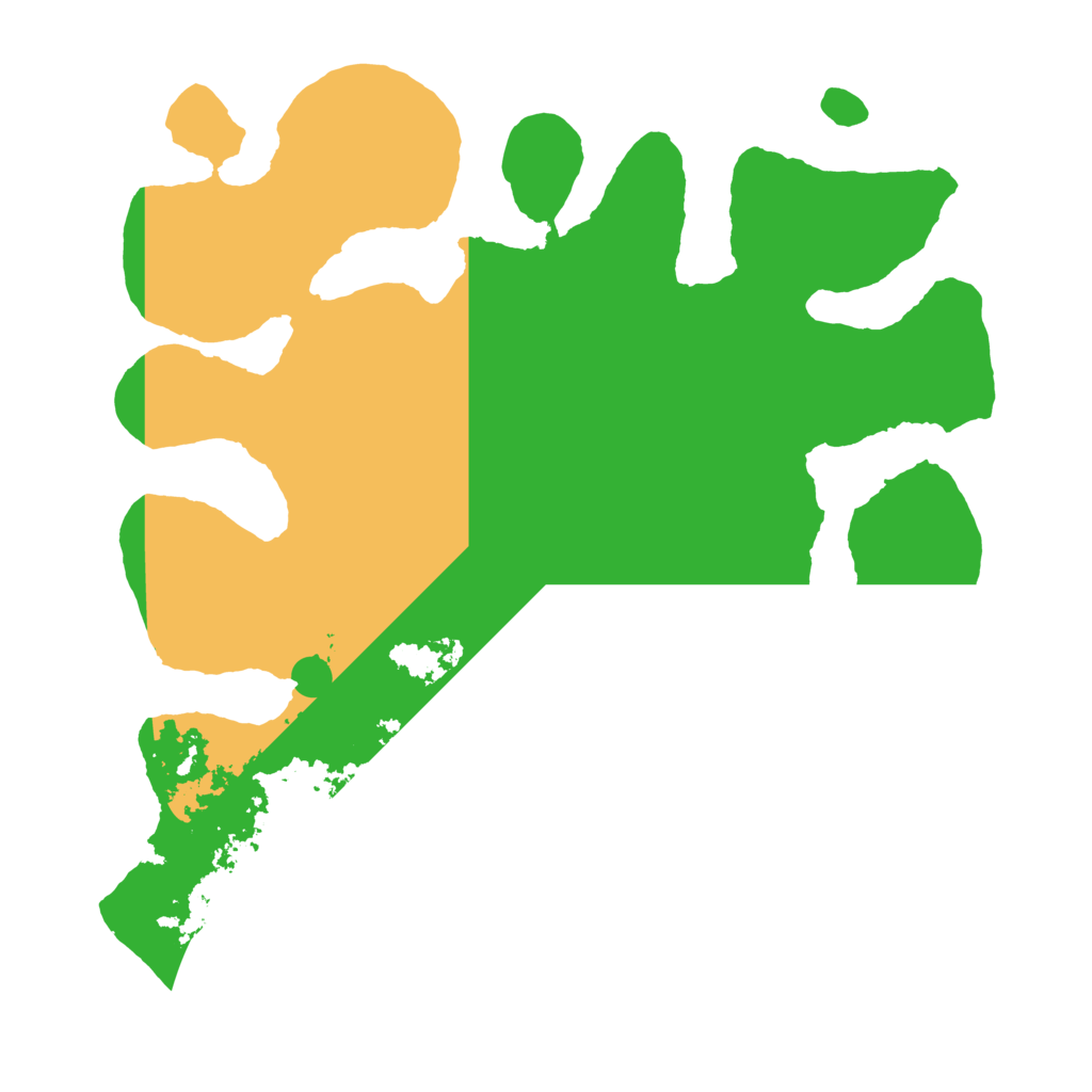 Biome Rust Map: Barren, Size: 3700, Seed: 296994675