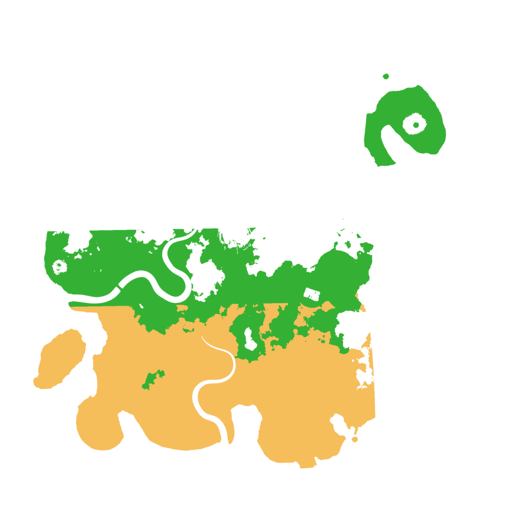 Biome Rust Map: Procedural Map, Size: 3500, Seed: 5276547