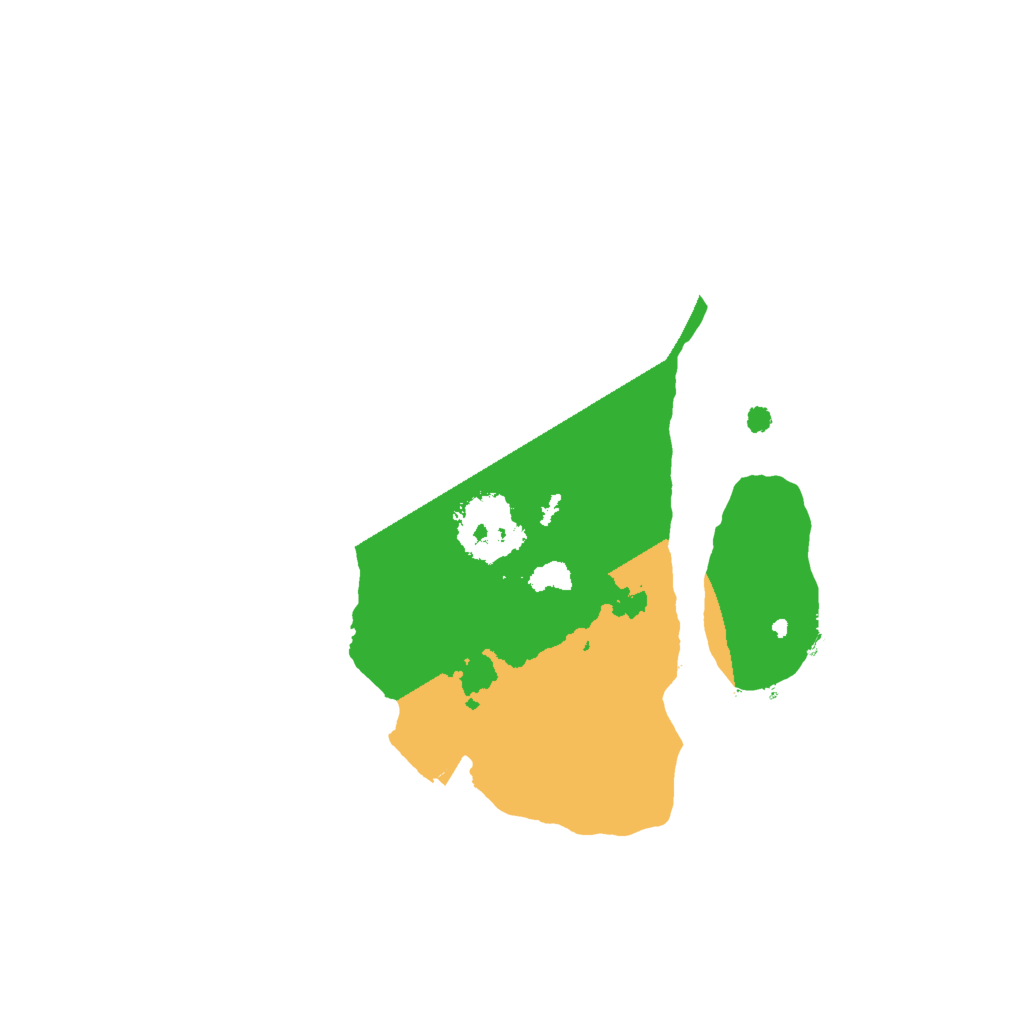 Biome Rust Map: Procedural Map, Size: 1600, Seed: 621