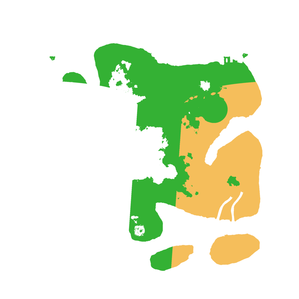 Biome Rust Map: Procedural Map, Size: 2900, Seed: 48974