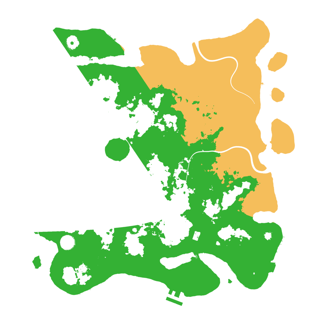 Biome Rust Map: Procedural Map, Size: 3750, Seed: 554413441