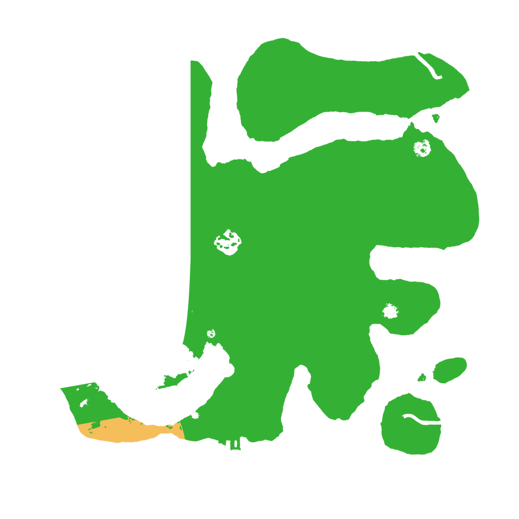 Biome Rust Map: Procedural Map, Size: 3100, Seed: 45