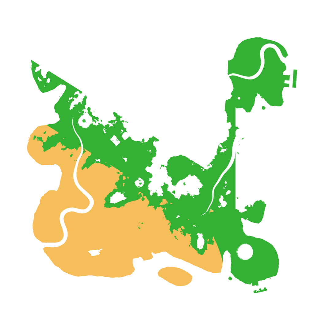 Biome Rust Map: Procedural Map, Size: 3500, Seed: 754819902