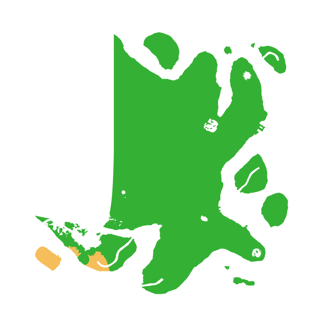 Biome Rust Map: Procedural Map, Size: 3500, Seed: 426472607