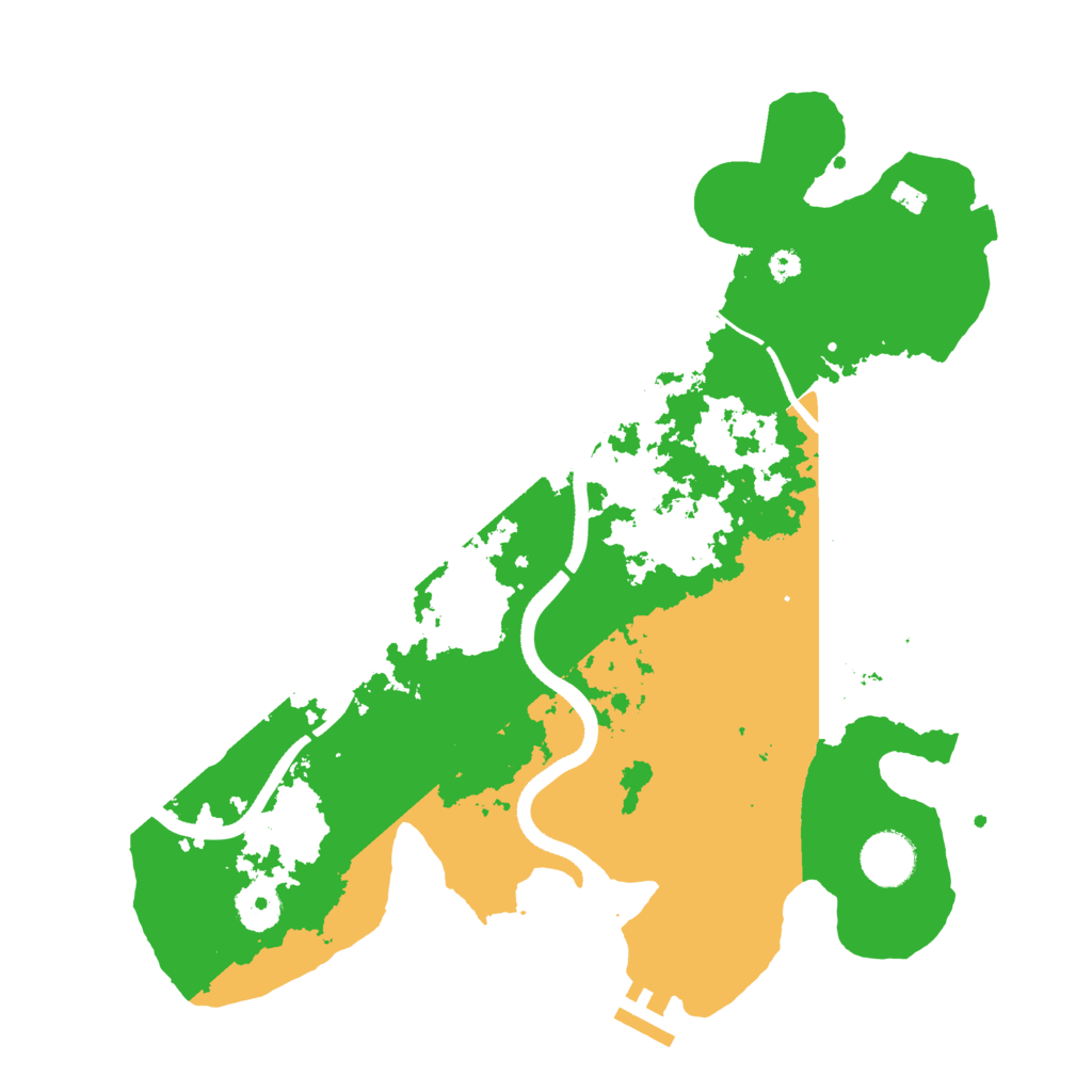 Biome Rust Map: Procedural Map, Size: 3500, Seed: 1752298608