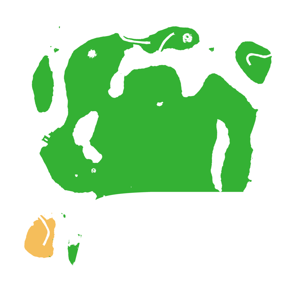 Biome Rust Map: Procedural Map, Size: 3200, Seed: 645903222