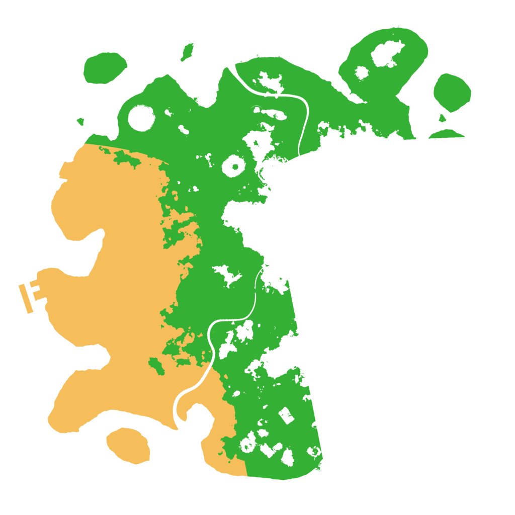 Biome Rust Map: Procedural Map, Size: 3500, Seed: 1978743699