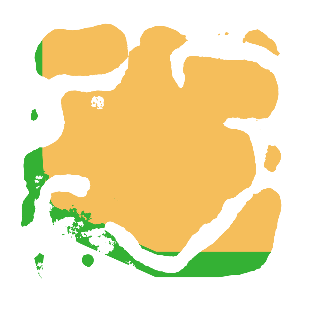 Biome Rust Map: Barren, Size: 3500, Seed: 1472186365