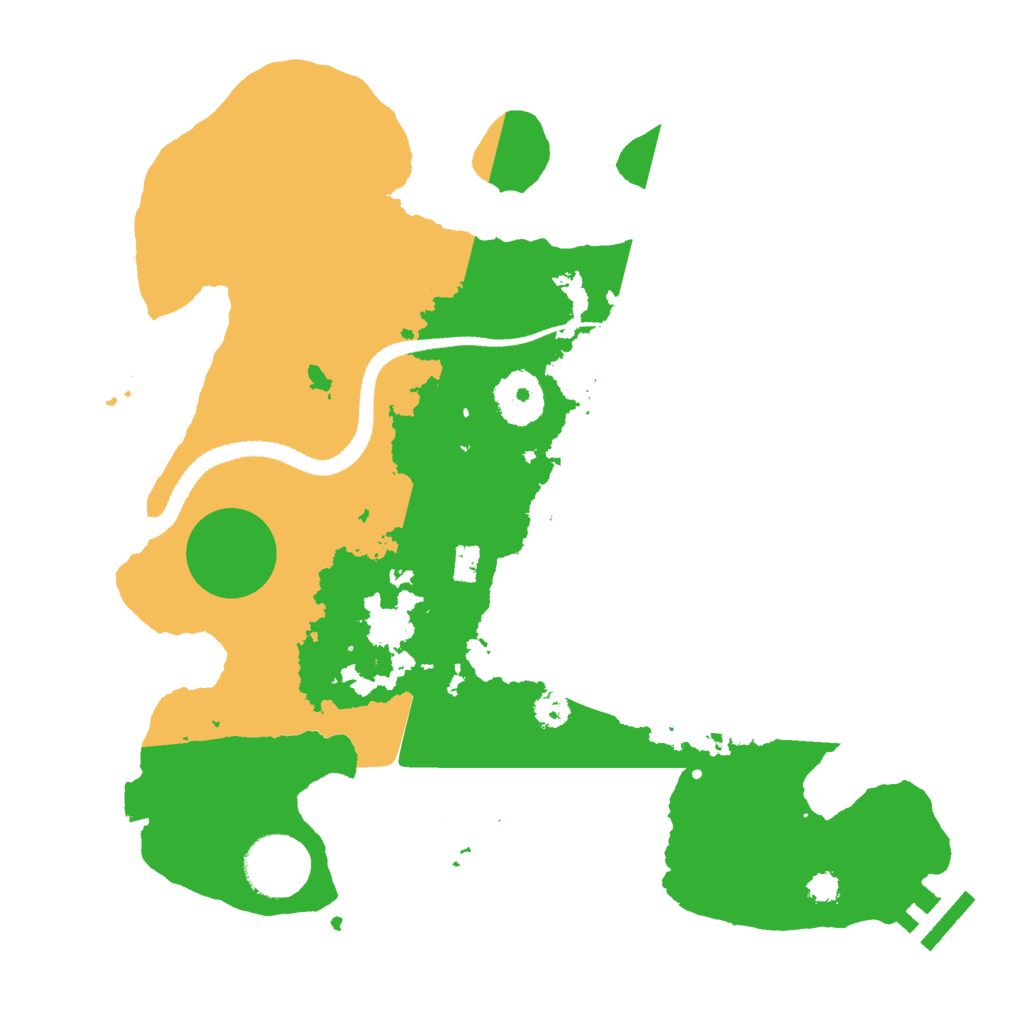Biome Rust Map: Procedural Map, Size: 3000, Seed: 1967833831