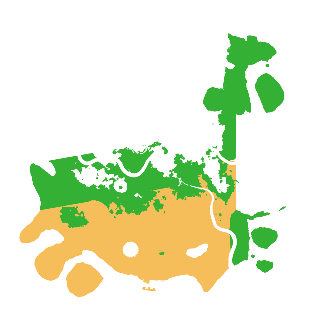 Biome Rust Map: Procedural Map, Size: 3600, Seed: 1516725730