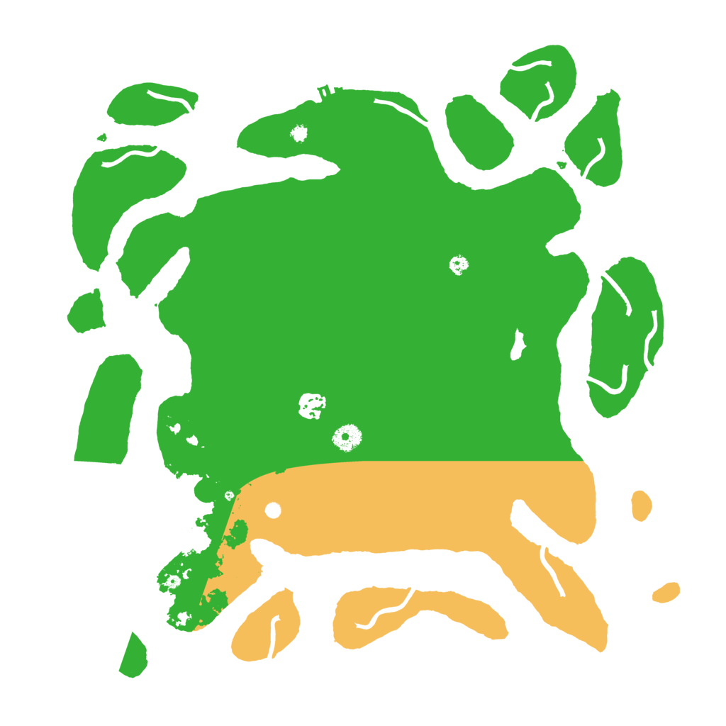 Biome Rust Map: Procedural Map, Size: 4000, Seed: 15673