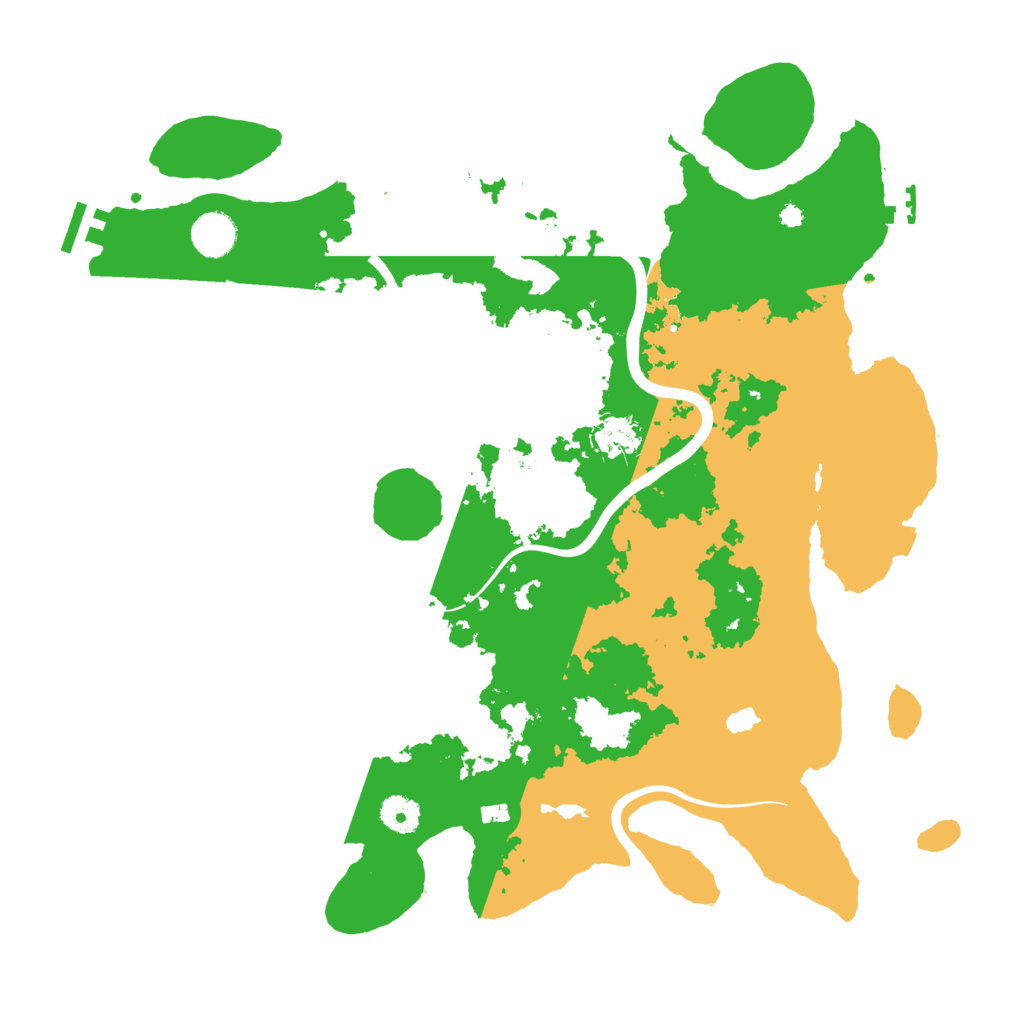 Biome Rust Map: Procedural Map, Size: 4000, Seed: 15673