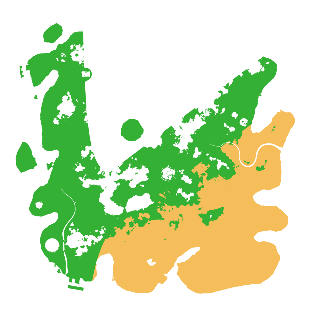 Biome Rust Map: Procedural Map, Size: 4000, Seed: 851512