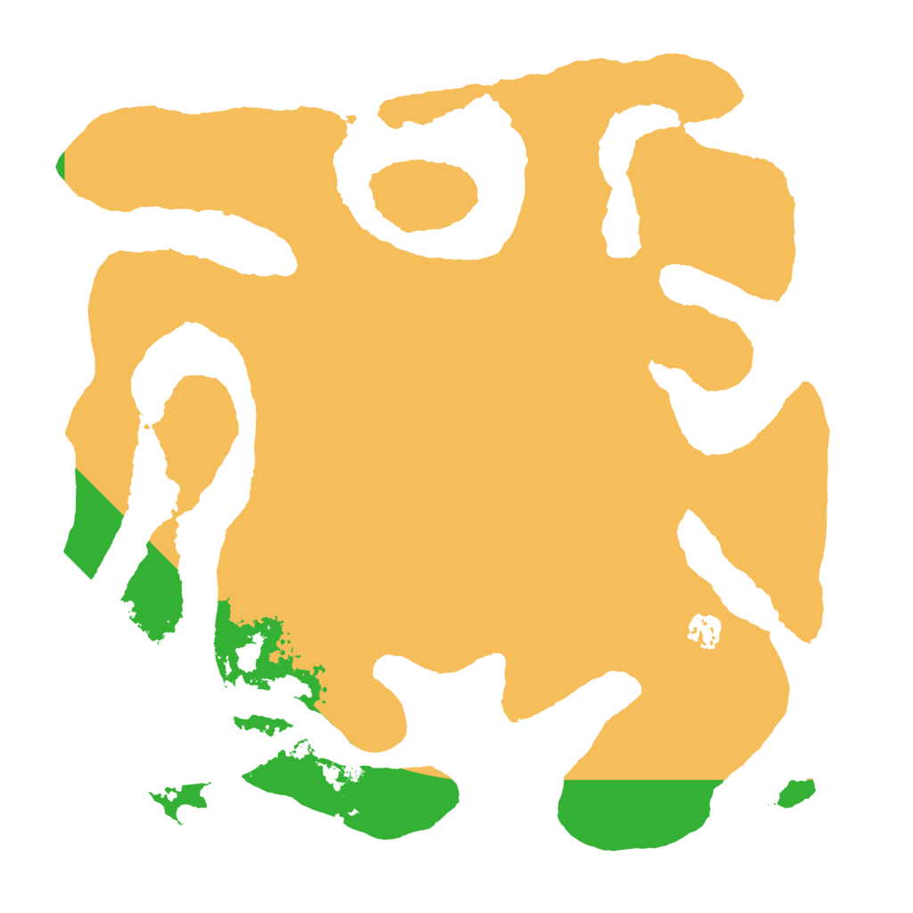 Biome Rust Map: Barren, Size: 4000, Seed: 84612