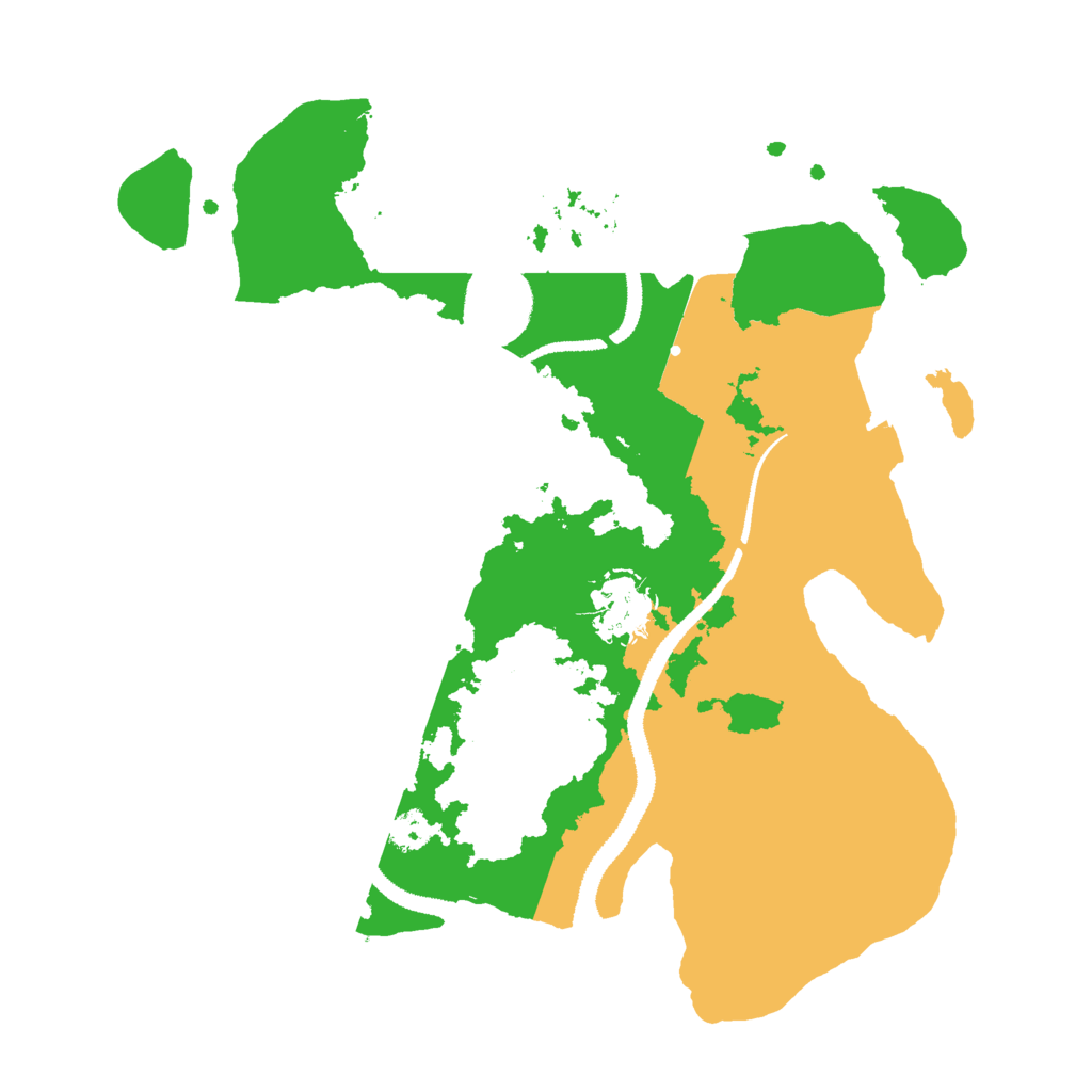 Biome Rust Map: Procedural Map, Size: 2900, Seed: 2142069