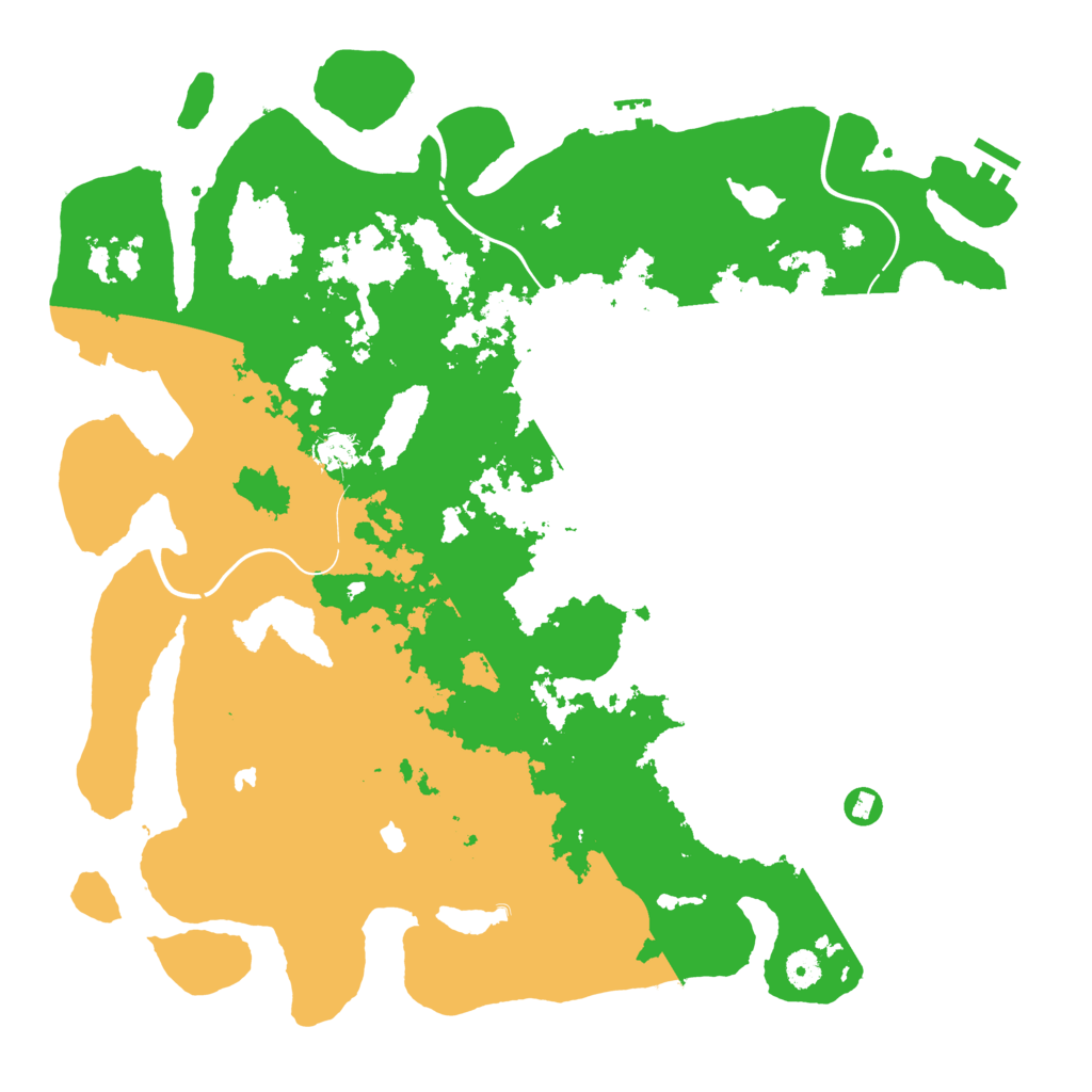 Biome Rust Map: Procedural Map, Size: 4500, Seed: 73758493