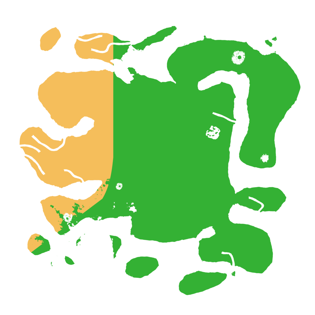 Biome Rust Map: Procedural Map, Size: 3500, Seed: 467195