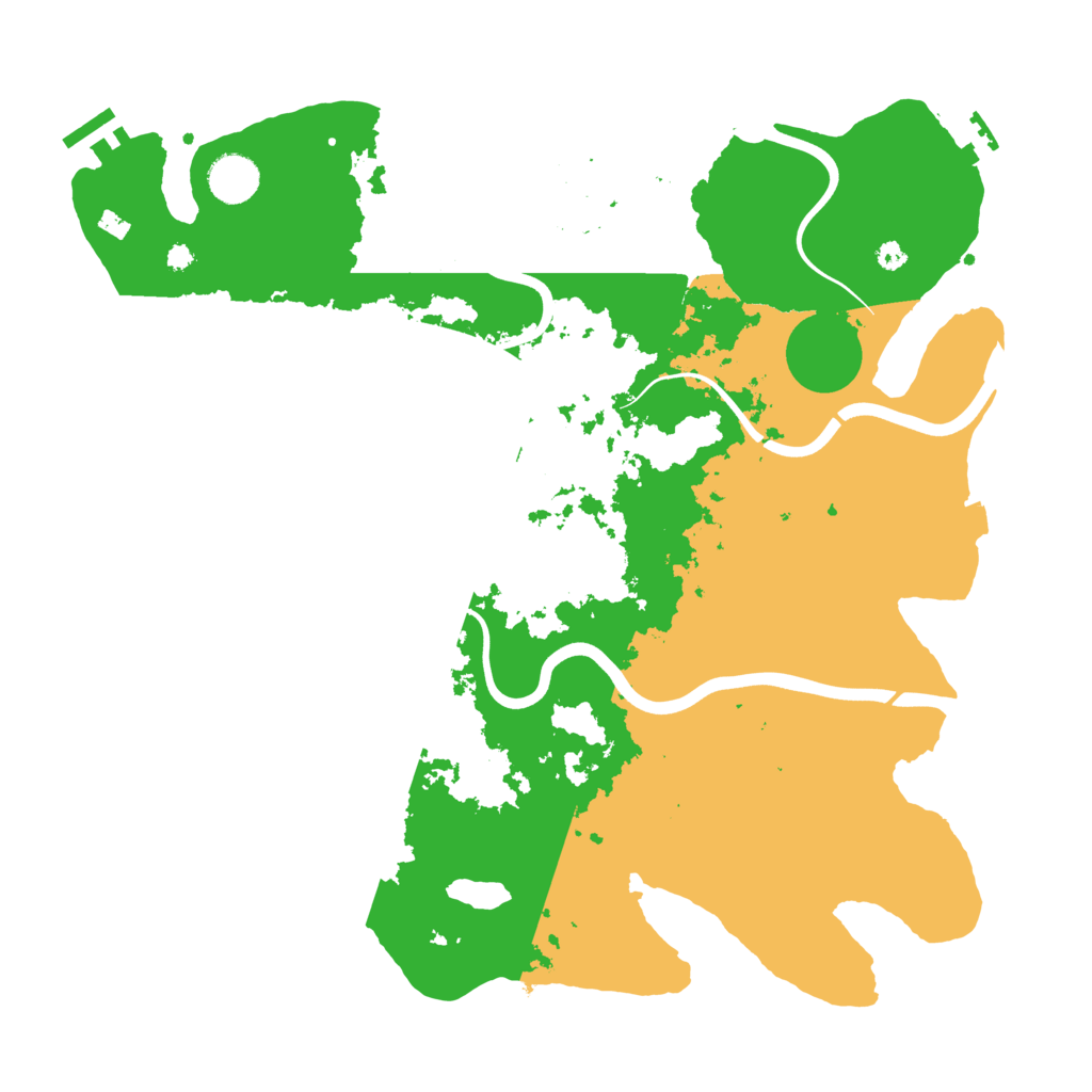Biome Rust Map: Procedural Map, Size: 3850, Seed: 534336863