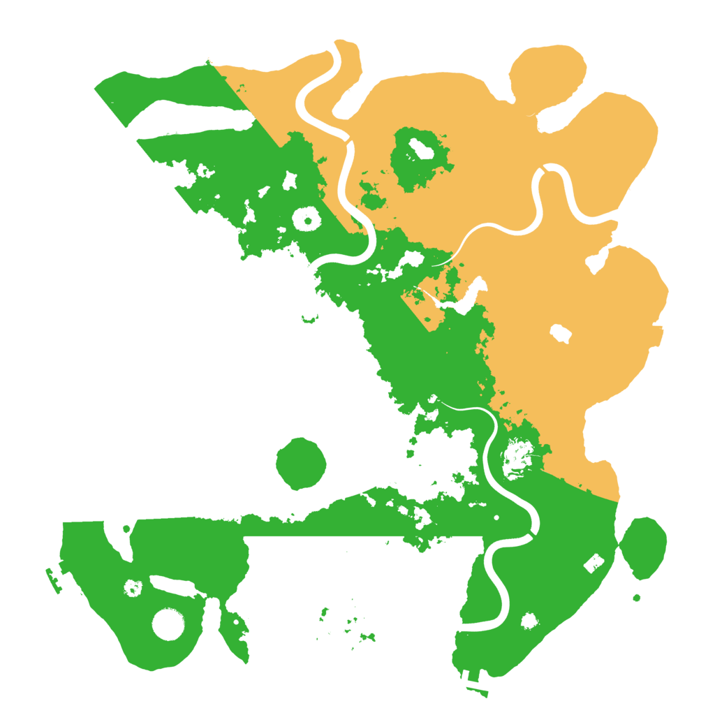 Biome Rust Map: Procedural Map, Size: 4000, Seed: 520166348