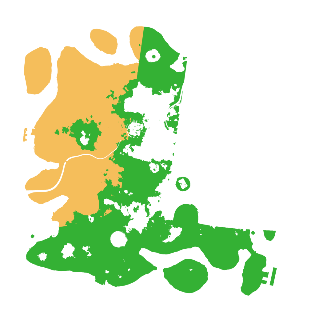 Biome Rust Map: Procedural Map, Size: 3500, Seed: 225093