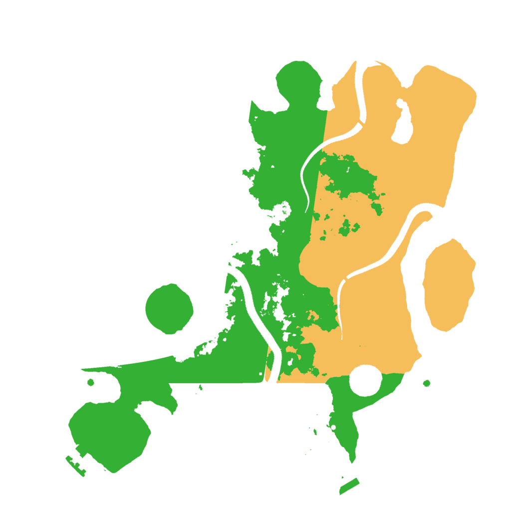 Biome Rust Map: Procedural Map, Size: 3000, Seed: 715341