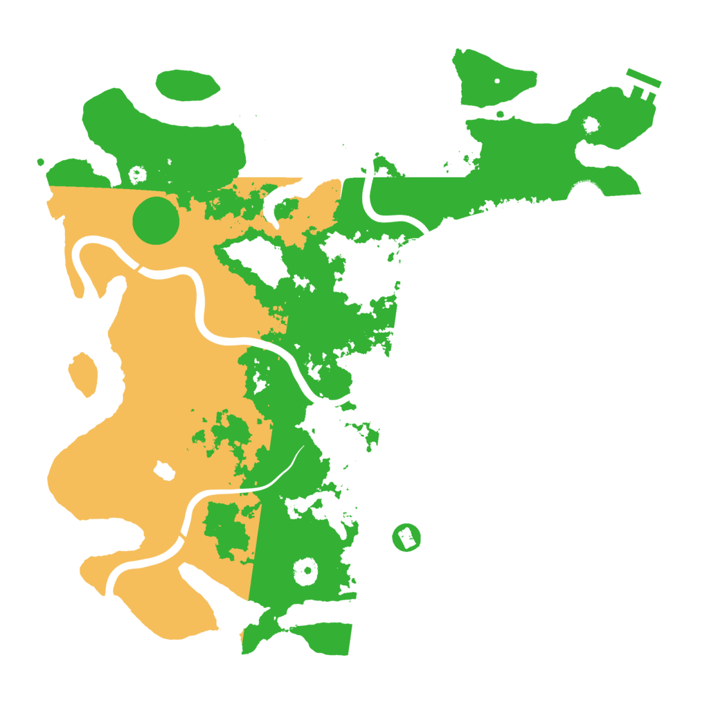 Biome Rust Map: Procedural Map, Size: 4000, Seed: 85693