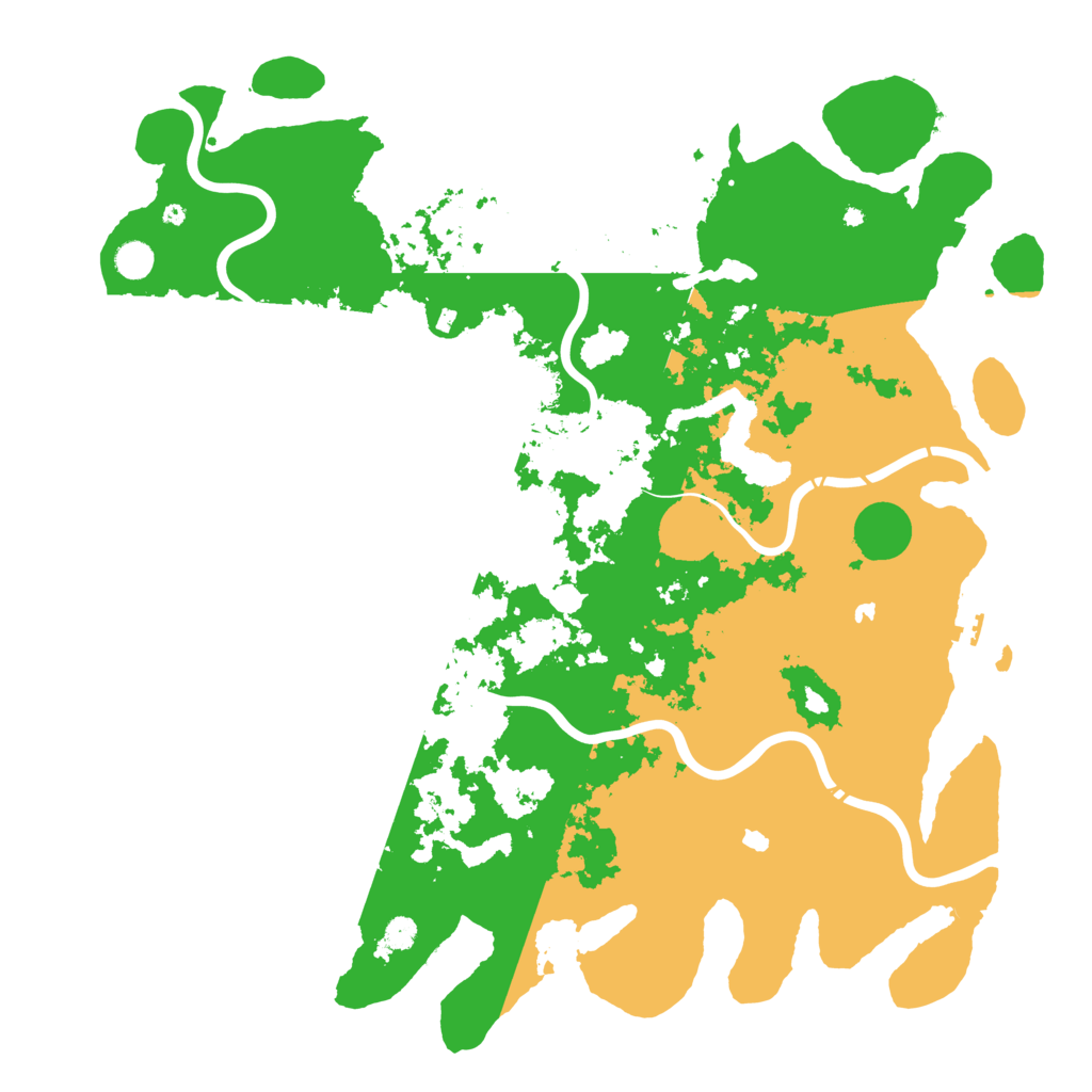 Biome Rust Map: Procedural Map, Size: 5000, Seed: 2357432