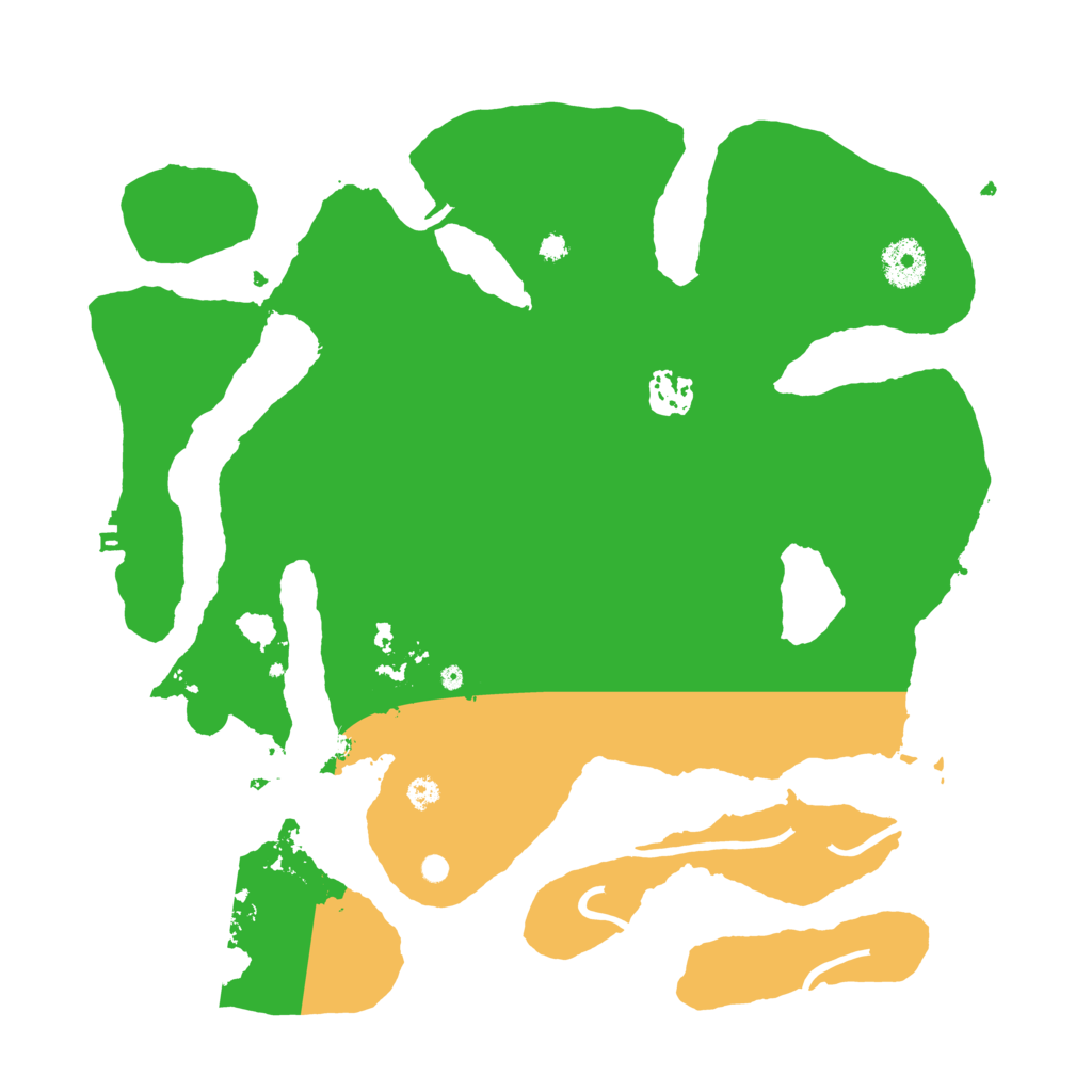 Biome Rust Map: Procedural Map, Size: 3500, Seed: 502522