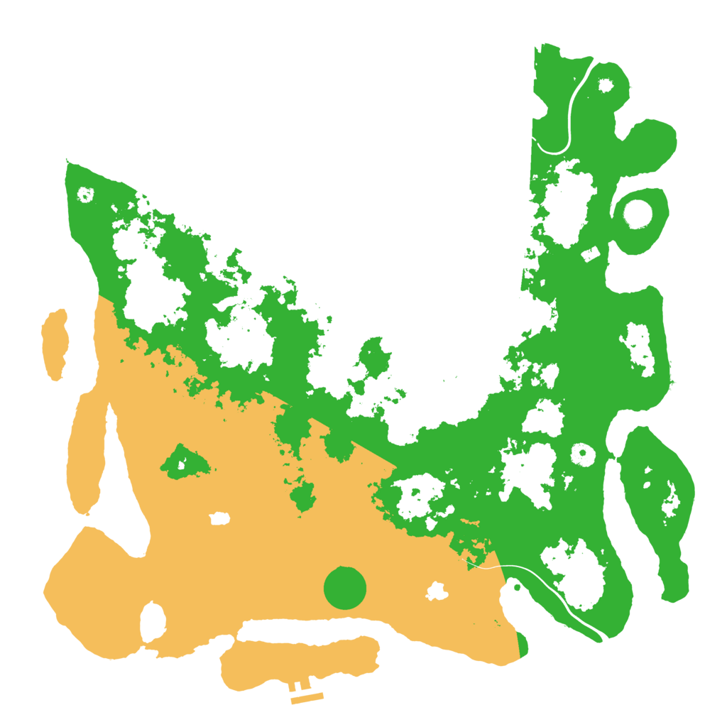 Biome Rust Map: Procedural Map, Size: 4500, Seed: 8756