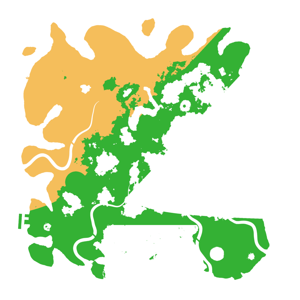Biome Rust Map: Procedural Map, Size: 4000, Seed: 4006