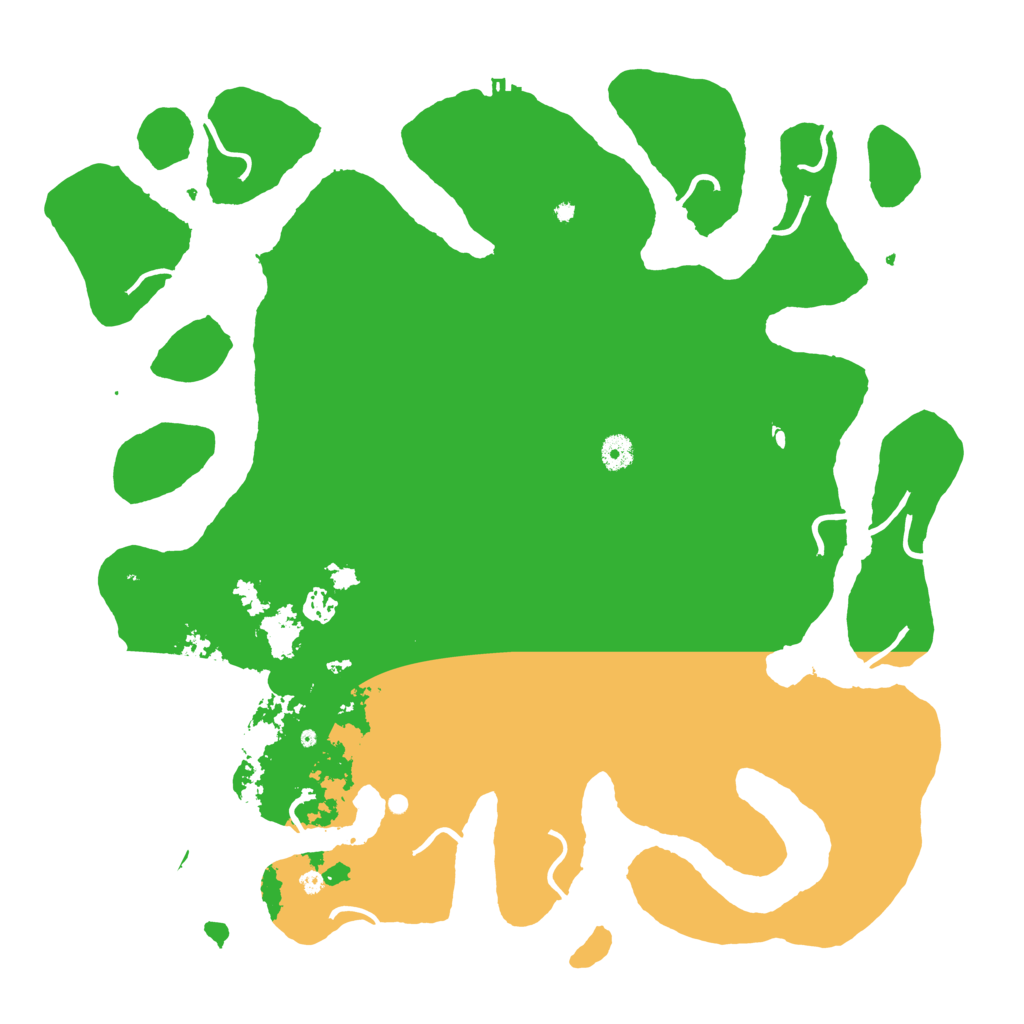 Biome Rust Map: Procedural Map, Size: 4500, Seed: 23784