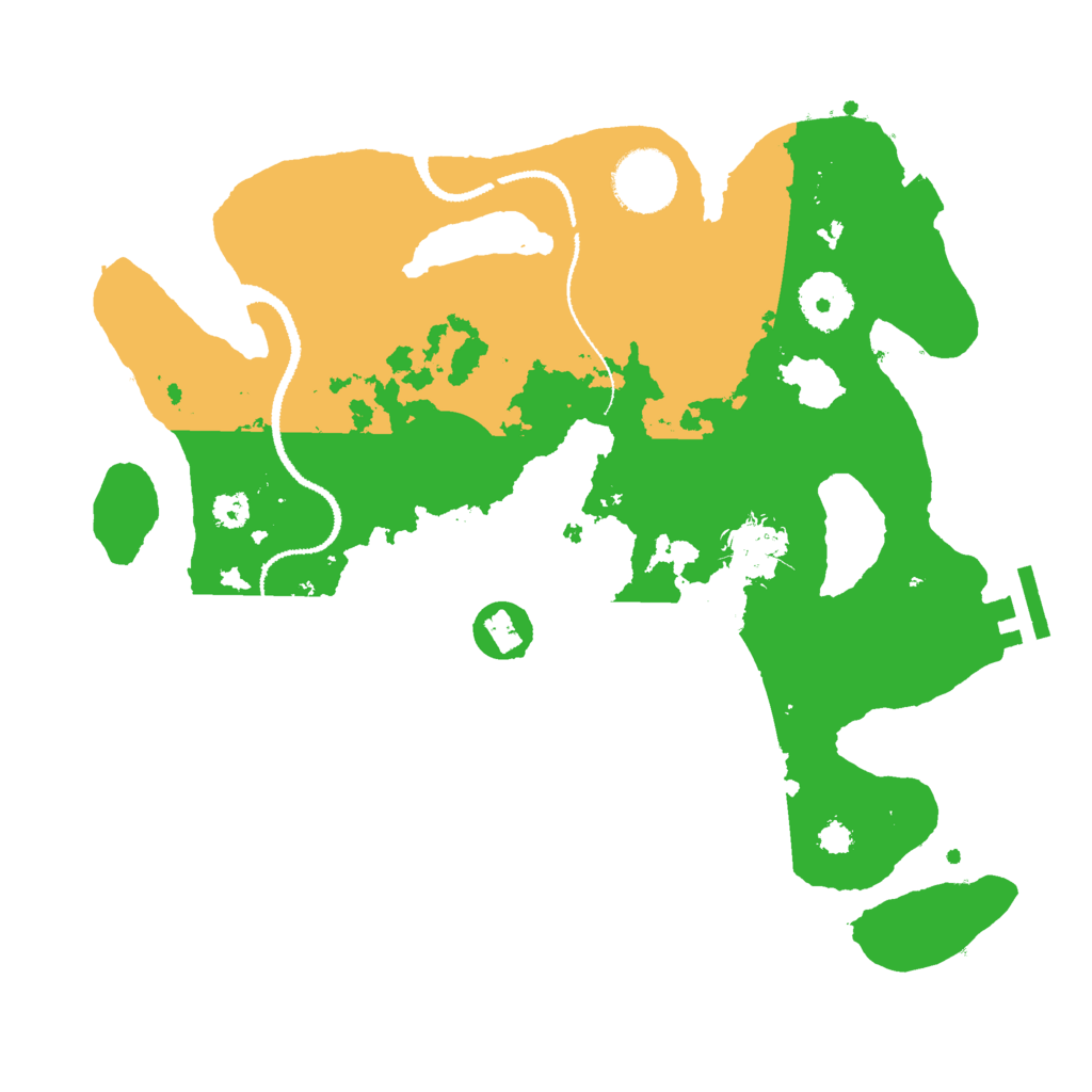 Biome Rust Map: Procedural Map, Size: 3000, Seed: 466944201