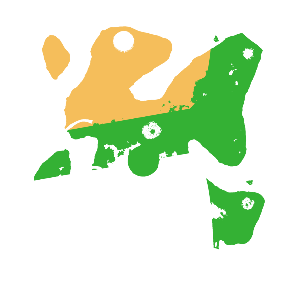 Biome Rust Map: Procedural Map, Size: 2500, Seed: 6584