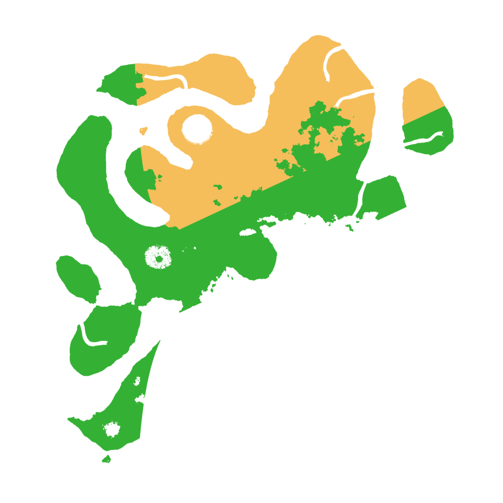 Biome Rust Map: Procedural Map, Size: 3000, Seed: 83631