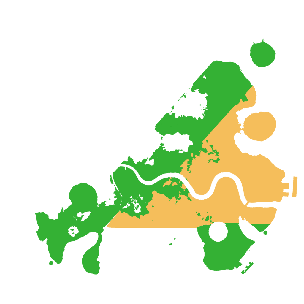 Biome Rust Map: Procedural Map, Size: 3000, Seed: 534372970