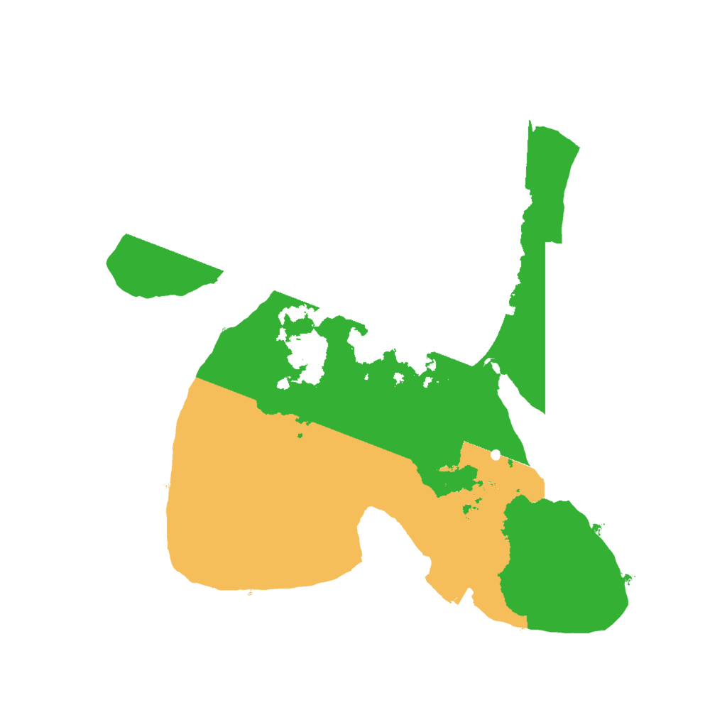 Biome Rust Map: Procedural Map, Size: 2000, Seed: 49538592