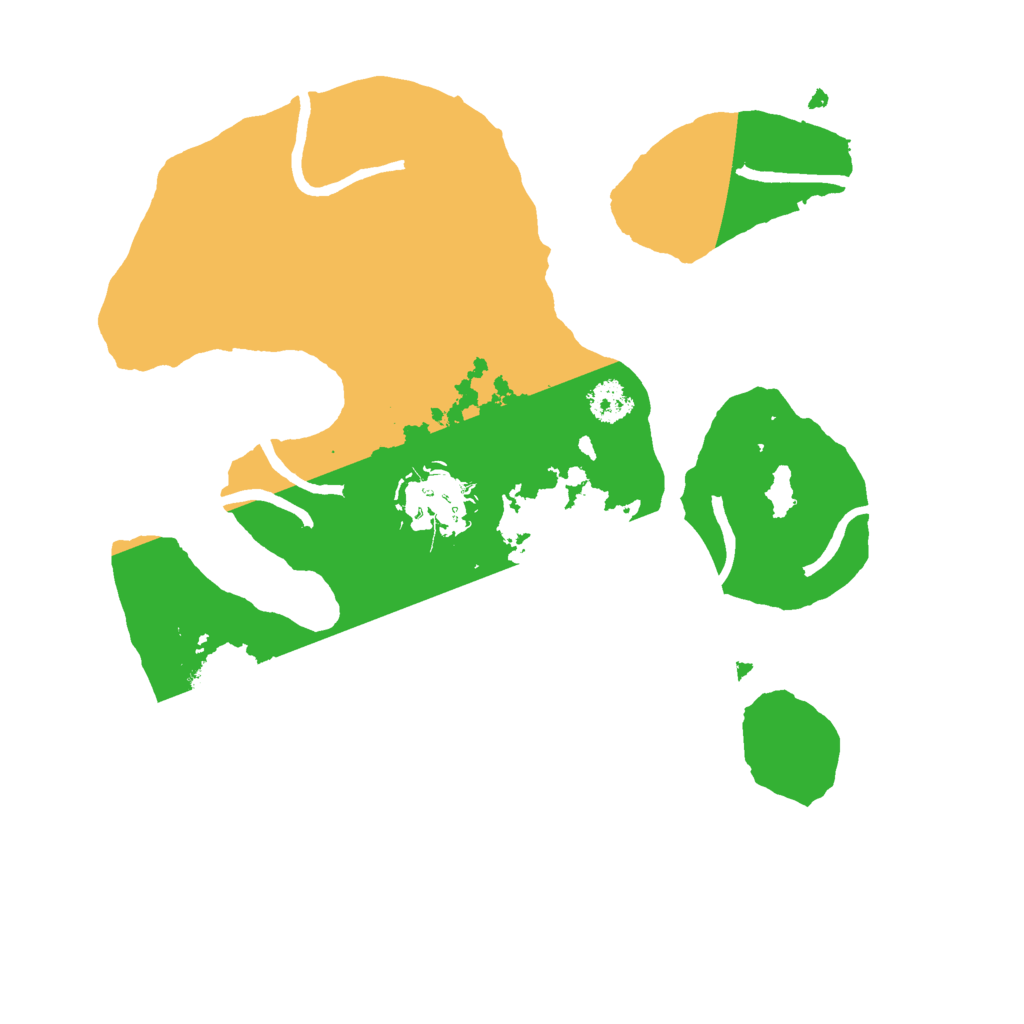 Biome Rust Map: Procedural Map, Size: 2500, Seed: 3452