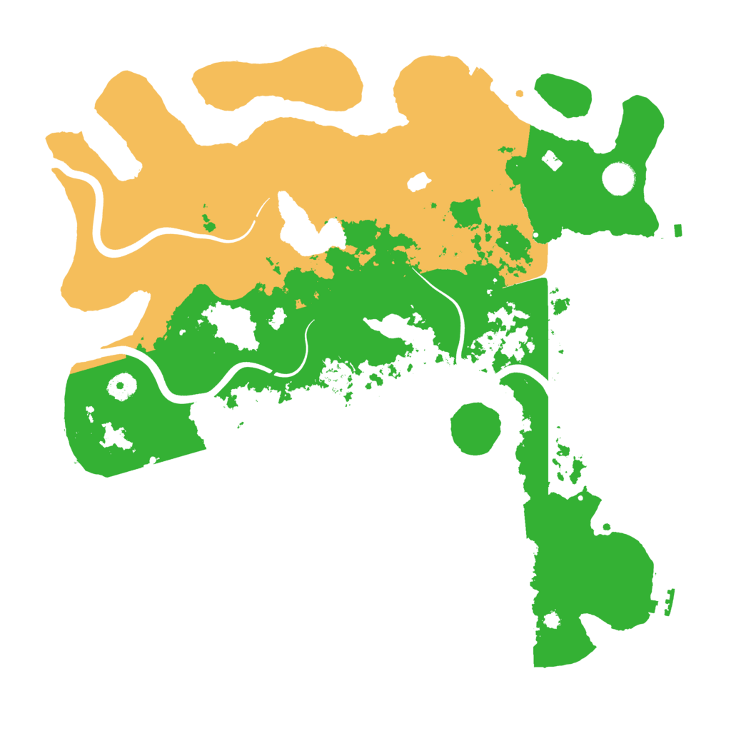 Biome Rust Map: Procedural Map, Size: 4000, Seed: 9283