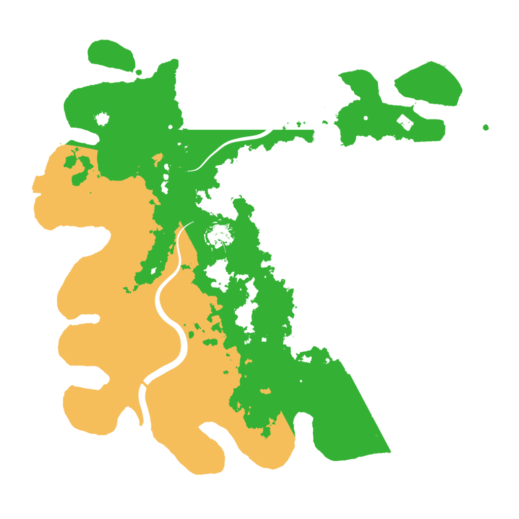 Biome Rust Map: Procedural Map, Size: 3500, Seed: 360035699